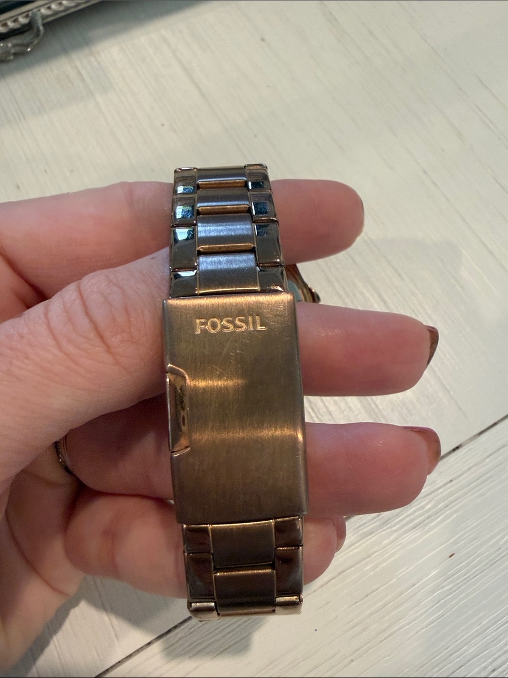 Fossil Riley Multifunction Rose Gold-Tone Watch - Picture 5 of 10